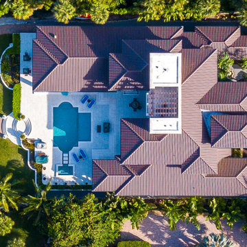 New Construction - Santa Fe Cocoa tile roof