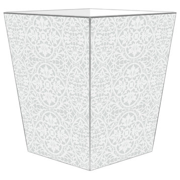 Silver Cathedral Wastepaper Basket