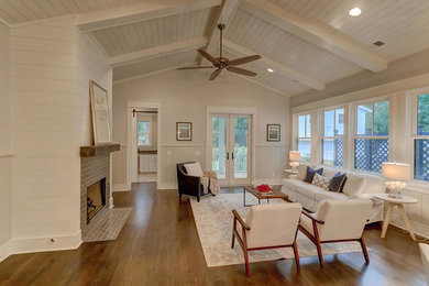 Family room - family room idea in Charleston