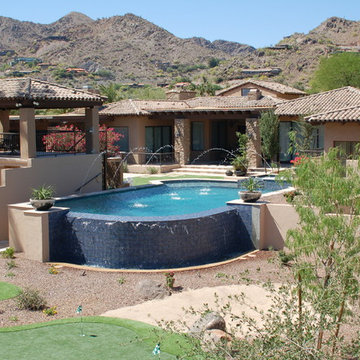Paradise Valley Negative Edge Pool and Spa