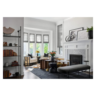 Lincoln Park Home - Transitional - Living Room - Chicago - by DGI ...