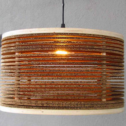 23" corrugated pendant - Pendant Lighting