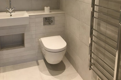 Bathroom - contemporary bathroom idea in Surrey