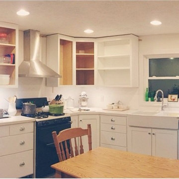 Kitchen Reno with custom built cabinets