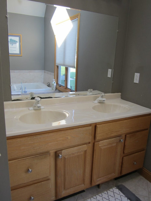 Updating Bathroom Vanity Mirror And Lighting - How To Update Existing Bathroom Vanity
