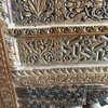 Consigned Antique Style Arch Carved Frame Hand Carved Rustic Architectural