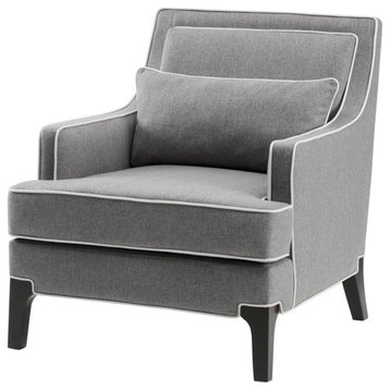 Madison Park Signtuare Collin Arm Chair, Grey