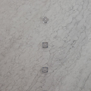 Vancouver Island White Marble Bathroom
