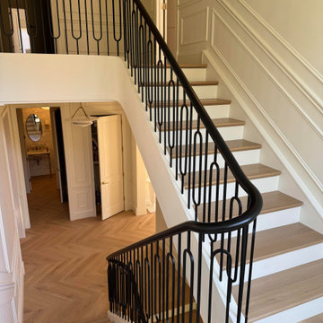 Project #134 | Straight Staircase with Elliptical Stringer