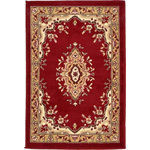 Unique Loom - Unique Loom Burgundy Washington Reza 2' 2 x 3' 0 Area Rug - The gorgeous colors and classic medallion motifs of the Reza Collection will make a rug from this collection the centerpiece of any home. The vintage look of this rug recalls ancient Persian designs and the distinction of those storied styles. Give your home a distinguished look with this Reza Collection rug.