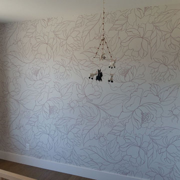 Wallpaper installation Nursery in Pflugerville
