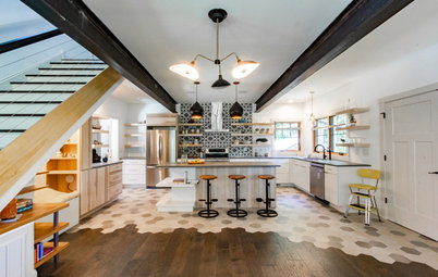 New Materials Channel Raw, Organic Style in an Asheville Kitchen