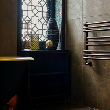 Moroccan-inspired Victorian Bathroom Conversion in South London