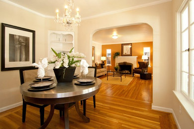 Inspiration for a timeless dining room remodel in San Francisco