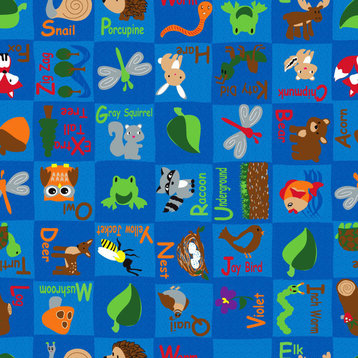 Animals In The Forest Rug