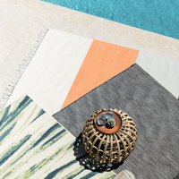 Momeni Baja Polypropylene Indoor Outdoor Rug, Green, 6'7"x9'6"