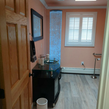 Luxury Vinyl Tile in Bathroom