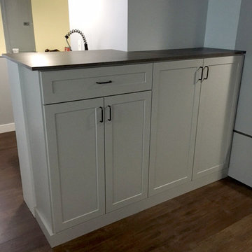 Boring to Beautiful: Basement Laundry gets a Custom Storage Makeover