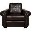 Dallas Mavericks NBA Chesapeake Brown Leather Arm Chair