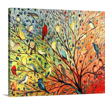 Twenty Seven Birds Wrapped Canvas Art Print, 24"x20"x1.5"