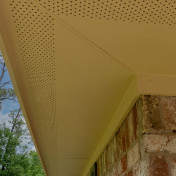 Hardie Fascia & Soffit Replacement on a Neglected Brick Home