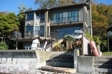 Eclectic exterior home photo in Seattle