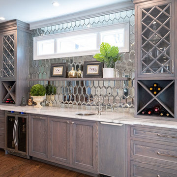Modern Farmhouse Kitchen and Home Bar