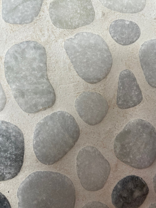 soft shower floor grout