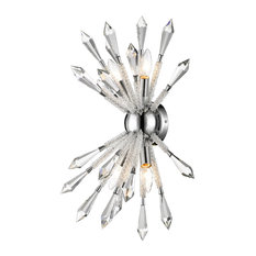 Soleia Collection 4 Light Wall Sconce in Chrome  Finish