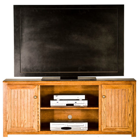 Adler Oak Collection, 60" TV Console, Yellow Oak