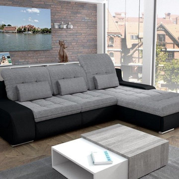 European sectional sleeper sofa GIORGIO