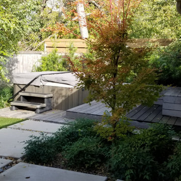 From Narrow Unused Yard to Stylish Outdoor Relaxation!