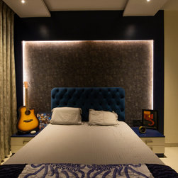 Contemporary Bedroom with Ambient Lighting and Luxe Accents - Bedroom Furniture Sets