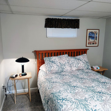 Basement Apartment Painting and Suspended Ceiling Panel Installation Project