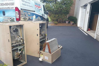 Installation Air Conditioner and Furnace