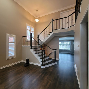Hardwood Floor Refinishing + Staircase Refinishing (Colborne St, Brantford)