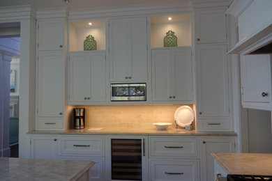 Example of a beach style kitchen design in Atlanta