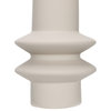 Ivory Latex Glaze Stoneware Vase