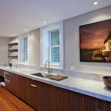 Modern Kitchen in NW DC - Sink Wall