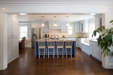 Kitchen - traditional kitchen idea in New York