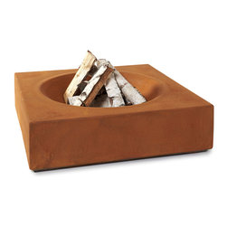 Caldera Corten Fire Pit - Outdoor Fireplaces