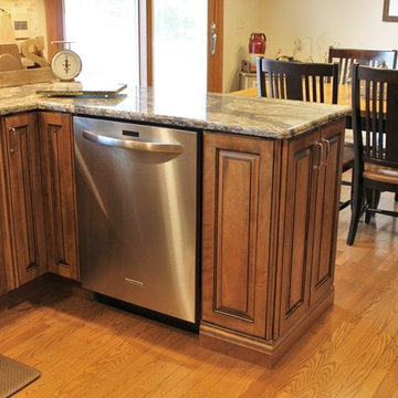 Geneseo, IL- Kitchen With Warm Neutral Colors And Harlech Cambria Tops