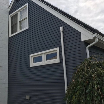 Massapequa Park Siding - Midnight Blue | Alpha Windows & Siding
