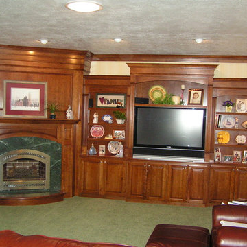 Cherry fireplace
