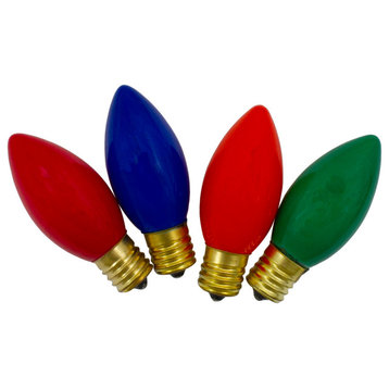 Pack of 4 Multi-Colored C9 Opaque Christmas Replacement Bulbs