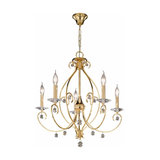 5-bulb chandelier CARAT