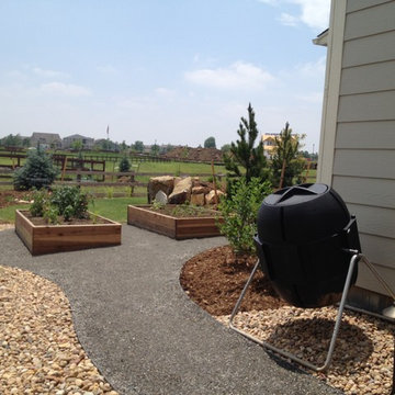 A Colorado Themed Family Outdoor Living Space