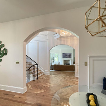 Project #106 | Winding Staircase with Modern Balustrade