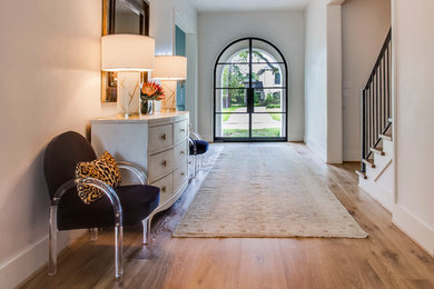 Inspiration for a transitional entryway remodel in Houston