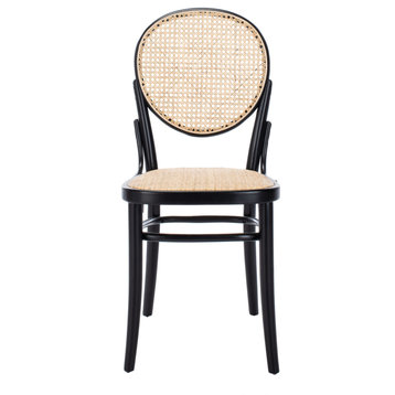 Sonia Cane Dining Chair (Set of 2) - Black, Natural
